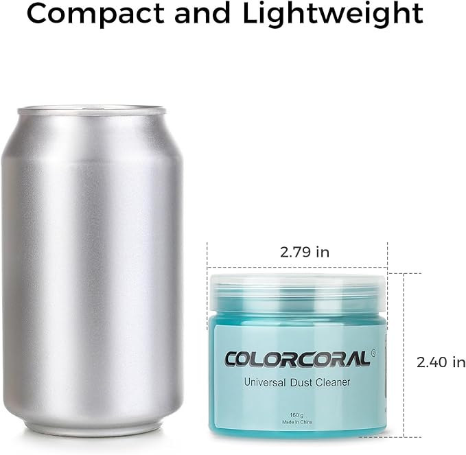 ColorCoral 2Pack Car Cleaning Gel Universal Dust Cleaner