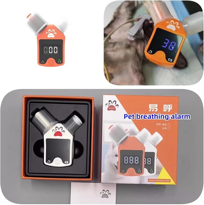 Pet Veterinary Respiratory Rate Alarm and Respiratory Rate Monitor Supports The Monitoring of The Respiratory Rates of Various Animals Such as Cats, Dogs, mice, Rabbits