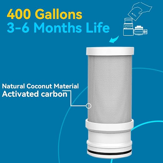 ALTHY Faucet Water Filter, BPA-Free Sink Tap Water Purifier, Certified Reduces