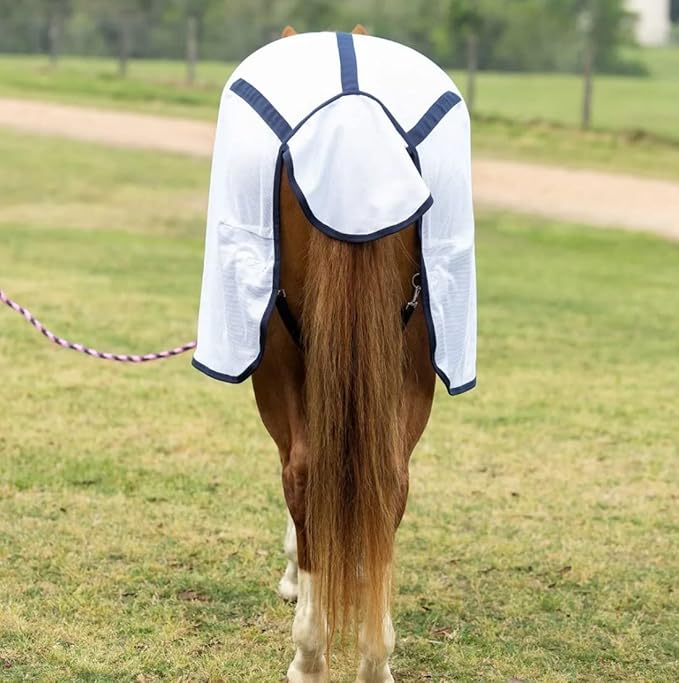 Tack Shack of Ocala- Reinsman Circle Y Breathable Mesh Fly Sheet, Fly Sheet for Horses, Mesh Fly Sheet, Fly Sheet, Breathable Comfy Fly Sheet (81)