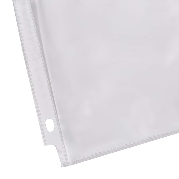 Amazon Basics Sheet Protectors for 3 Ring Binder, Heavyweight, Polypropylene, 8.5 x 11 Inch, 100-Pack, Clear