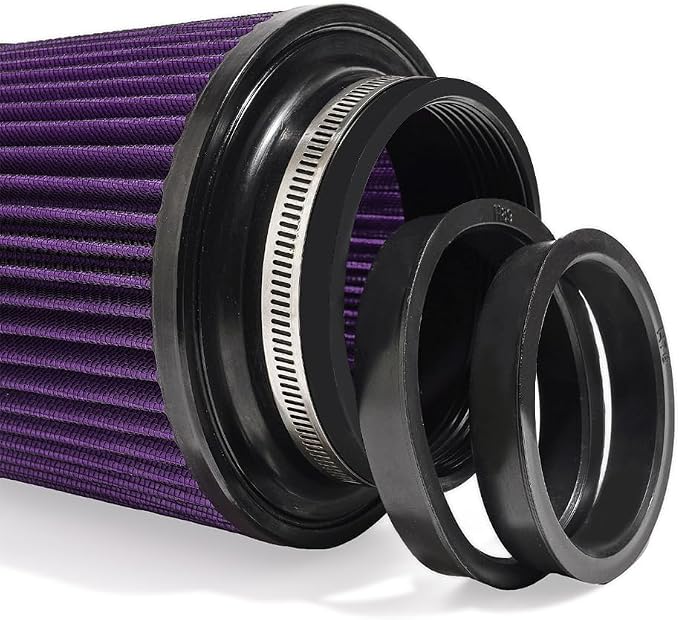 3" 3.5" 4" Inlet Car Replacement Cold Air Intake Filter 76mm 89mm 102mm 3 Sizes