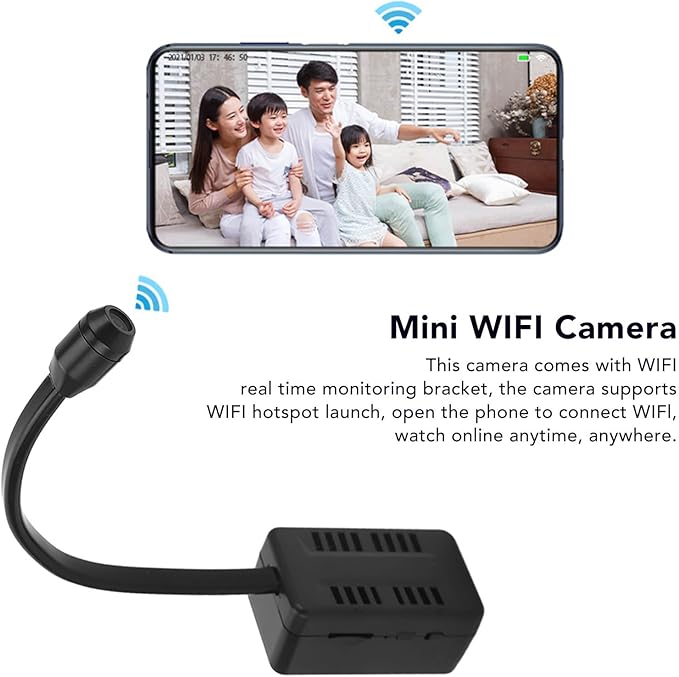 Small Mini Camera, HD 1080P 2MP X7 Camera with Motion Detection, Video Playback for Indoor Outdoor Home Pet Dog Baby Camera