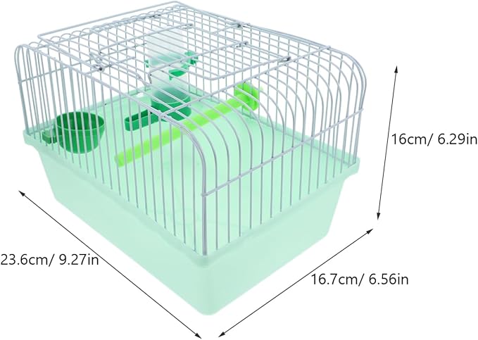 Kisangel Portable Bird Cage Water Dispenser and Food Box Spacious Travel Carrier for Parrots and Birds Lightweight Design for and Outdoor Adventures