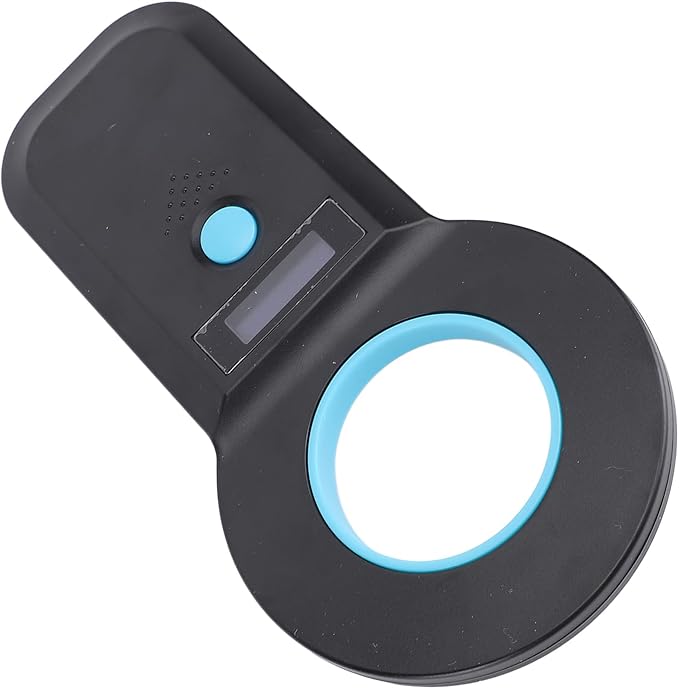 Handheld Pet Microchip Scanner with Bluetooth and USB C Connectivity - 134.2KHz and 125KHz Animal Chip Reader Supporting EMID and FDX B ISO 11784 85-128 Data Storage OLED Display