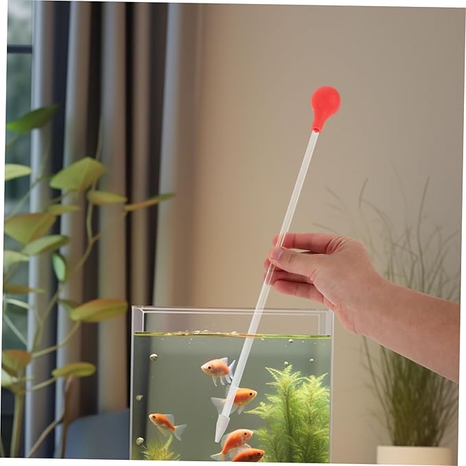 Veemoon Aquarium Excreta Cleaner Coral Feeding Tool for Fish Tanks Soft Design for Gentle Coral Feeding and Waste Removal Safe and Materials for Aquatic Use