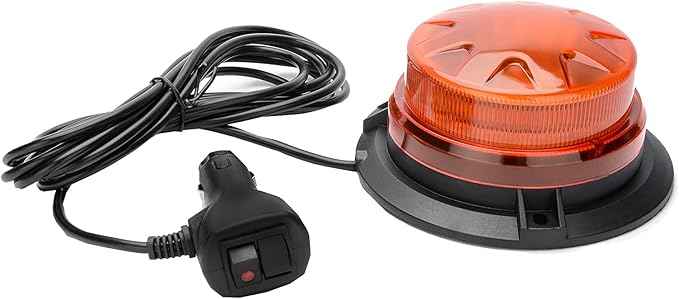 AUXMOTEC Amber Led Emergency Strobe Beacon Lights Bar
