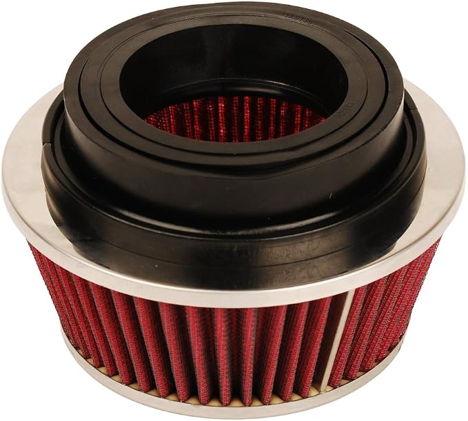 HIFROM 8161 Universal Clamp-On Air Filter Black Small Round Reverse Tapered fit
