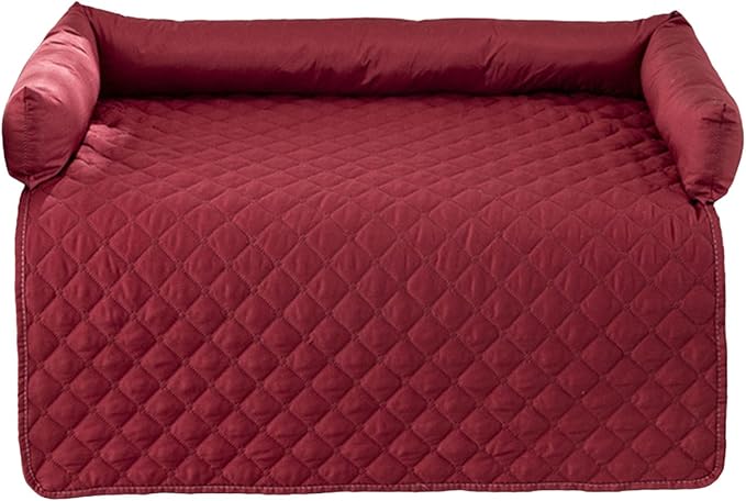 Dog Bed Cover & Couch Protector - Anti-Slip & Waterproof Pet Pad, Cozy Nest for Dogs, Ideal for Sofa, Bed & Car Seat Cushion - Furniture Protector Red S