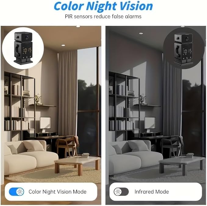 Indoor Camera Robot, 3MP 5g/2.4ghz WiFi Pet Robot Cam with Phone App, Nanny Cam Dog Cam with Audio/Video, Spy Camera 2-Way Audio Motion Tracking 7/24 Night Vision