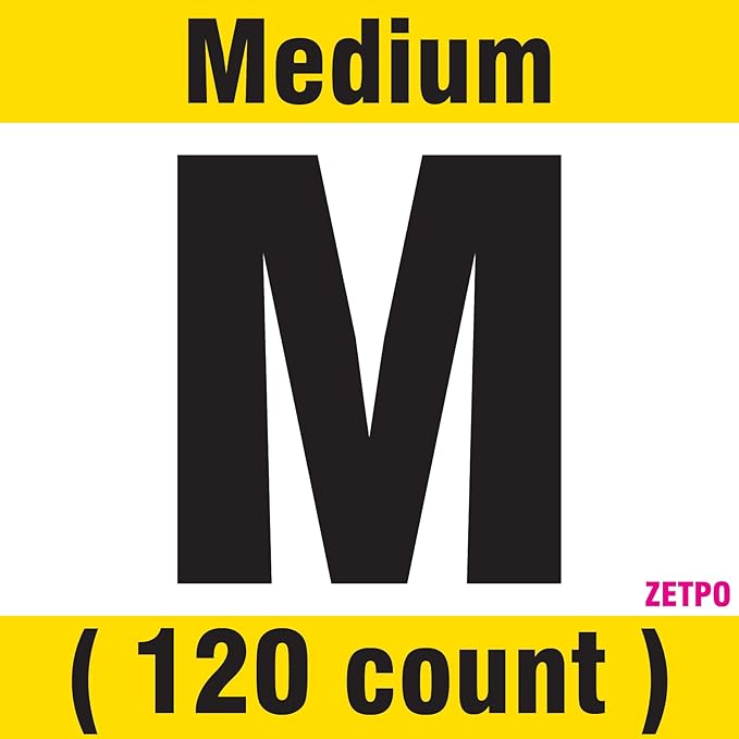 zetpo 12 Colors / 120 pcs Cat Claw Covers | Cats Nail Caps with Adhesives and Applicators (M)