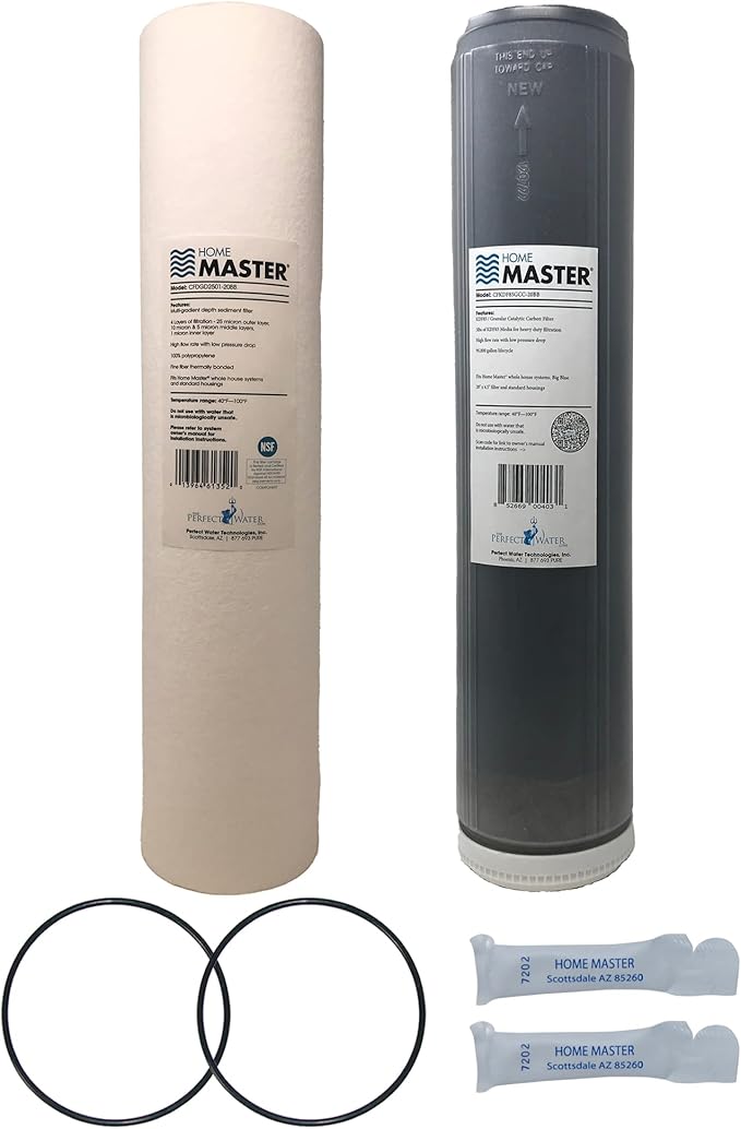 Home Master CsetBB2SmgCC Whole House Replacement Filter Set, 4-layer Sediment