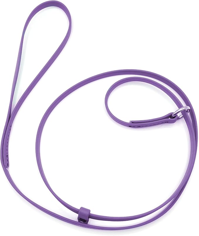 Jelly Pet Grooming Lead for Dogs | Great for Kennels, Veterinarians and Dog Grooming Salons | Biothane Leash - Easy to Clean, Waterproof & Durable Noose Loop | Made in USA | 3/8'' x 4'