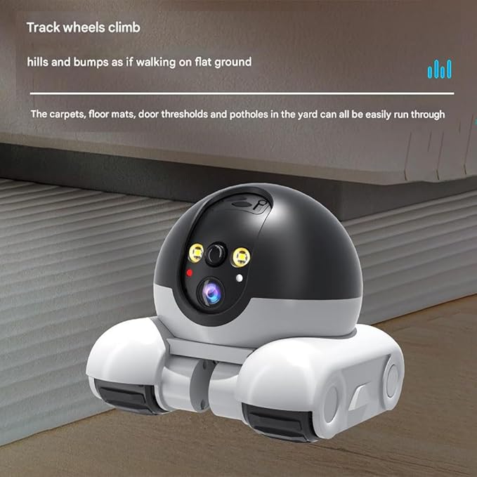 Pet Cameras Indoor with Phone App, 1080p Dual Lens, P 360°/T 90° Rotation Monitoring, 2-Way Talk, Night Vision, Motion Detection, Video Recording (4G, Camera only)