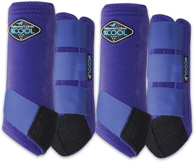 Professional's Choice 2XCOOL Sports Medicine Horse Boots | Protective & Breathable Design for Ultimate Comfort, Durability & Cooling in Active Horses | 2 Pack