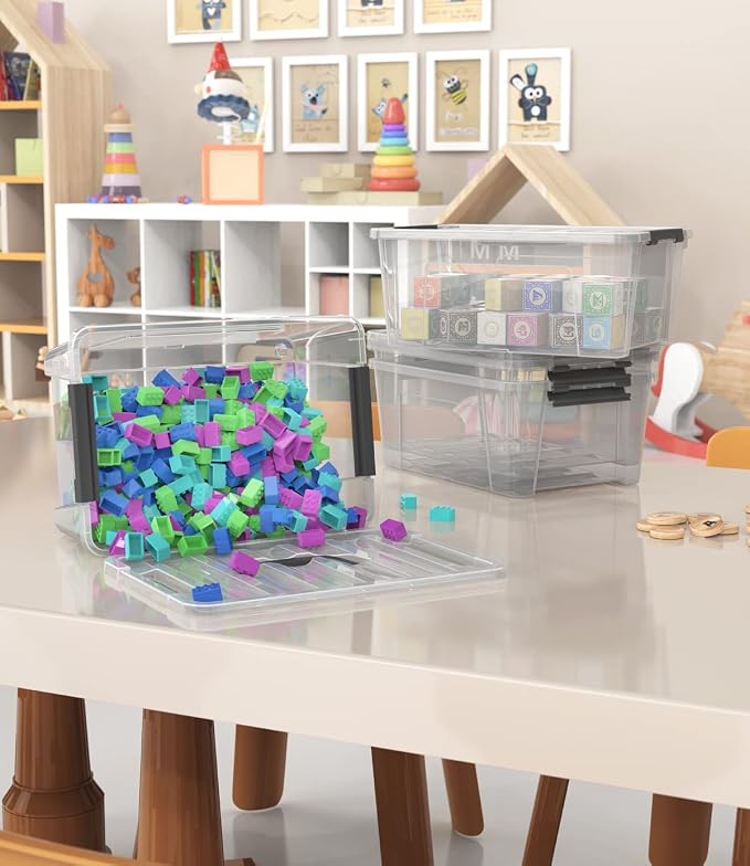 WYT Clear Storage Latch Bins
