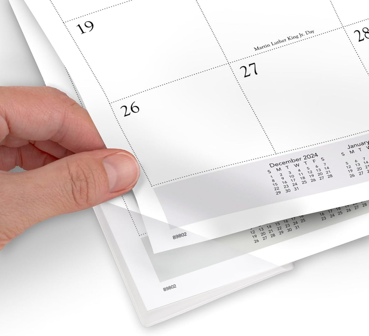 2025 AT-A-GLANCE® Panoramic Landscape Monthly Desk Pad, 21-3/4" x 17", Scenic, January 2025 To December 2025, 89802