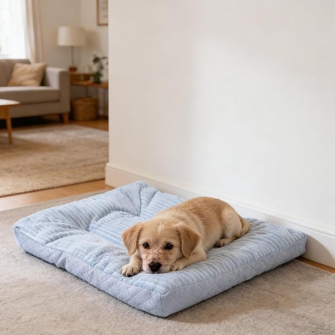 Dog Bed,pet Beds & Furniture,Machine-Washable Cushion for Dogs and Cats,Suitable for Dogs, Floor Furniture Use Grey L