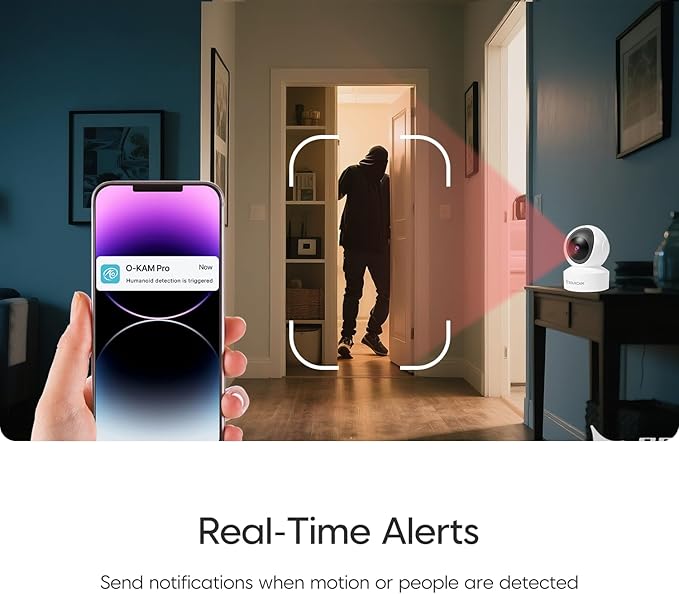 VSTARCAM 2K Indoor Security Camera, 3MP Pet Camera with Phone App, 360° Pan/Tilt Dog Camera for Home Security, AI Human Detection, Color Night Vision, 2-Way Audio, Support 256GB SD Card, 2.4G WiFi