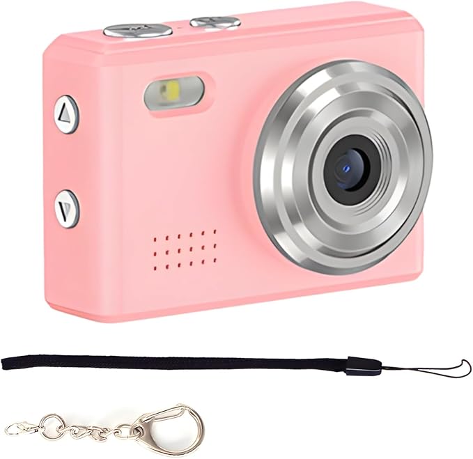 Digital Camera, for Cycling Hiking Pet Recording, 1.67 X 0.59 X 1.13 in, 200Mah Battery, Thumb Cam