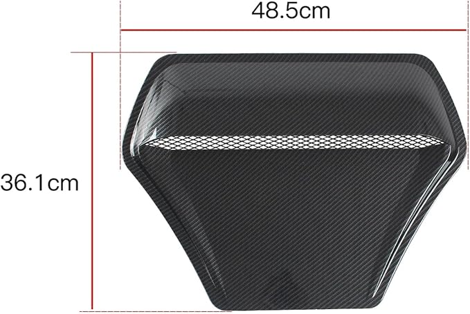 Car Hood Engine Air Outlet Vent Cover Trim Air Flow Intake Cover Trim Compatible