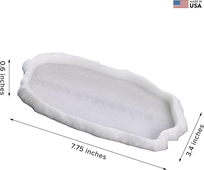 Gecko Cave Reptile Feeding Tray – Naturalistic Pet Dish for Lizards, Snakes, Bearded Dragons, Tortoises & Turtles - Glow in The Dark