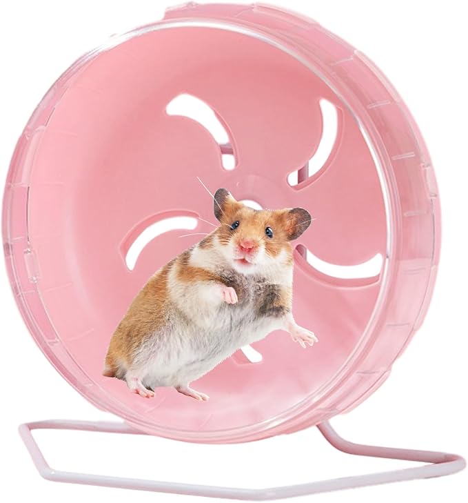 Doefo Silent Hamster Wheel 6 Inch - Quiet Hamster Wheel Dwarf Hamster Toys | Hamster Exercise Wheels Small Animal Toys, Exercise Wheel for Hamsters, Gerbils, Mice, Hedgehog