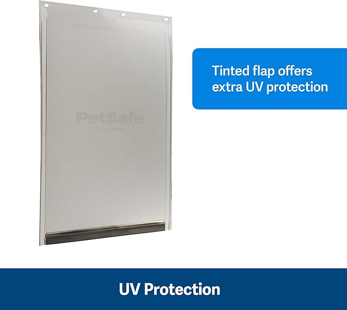 PetSafe Original Replacement Flap - Doggie Door Vinyl Replacement Flap for Sliding Glass Pet Door - Durable & Made with Non-Toxic Materials - 16 7/8" H x 10 1/8" W - Large