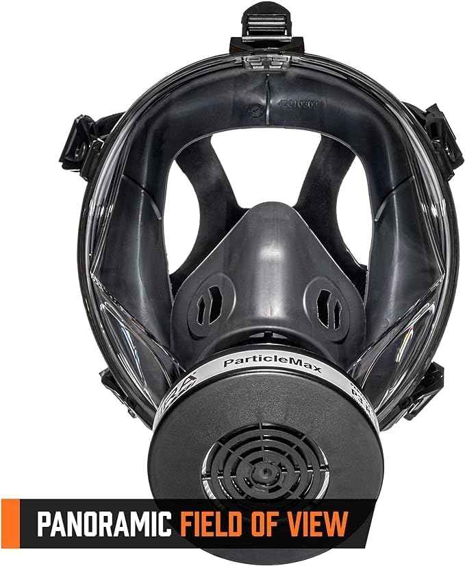MIRA Safety CM-I01 Full-Face Industrial-Grade Gas Mask