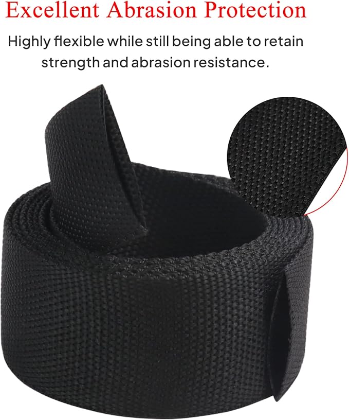 2 in 1 Heat Shrink Braided Sleeving Fabric Tubing-Ideal fit Irregular Shape Hose/Cable/Wire (3/4"(19mm), 22FT)