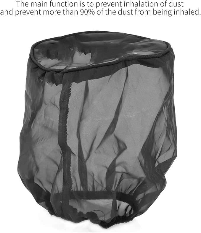 Plplaaoo Universal Air Filter Protective Cover – Black Dustproof Air Intake