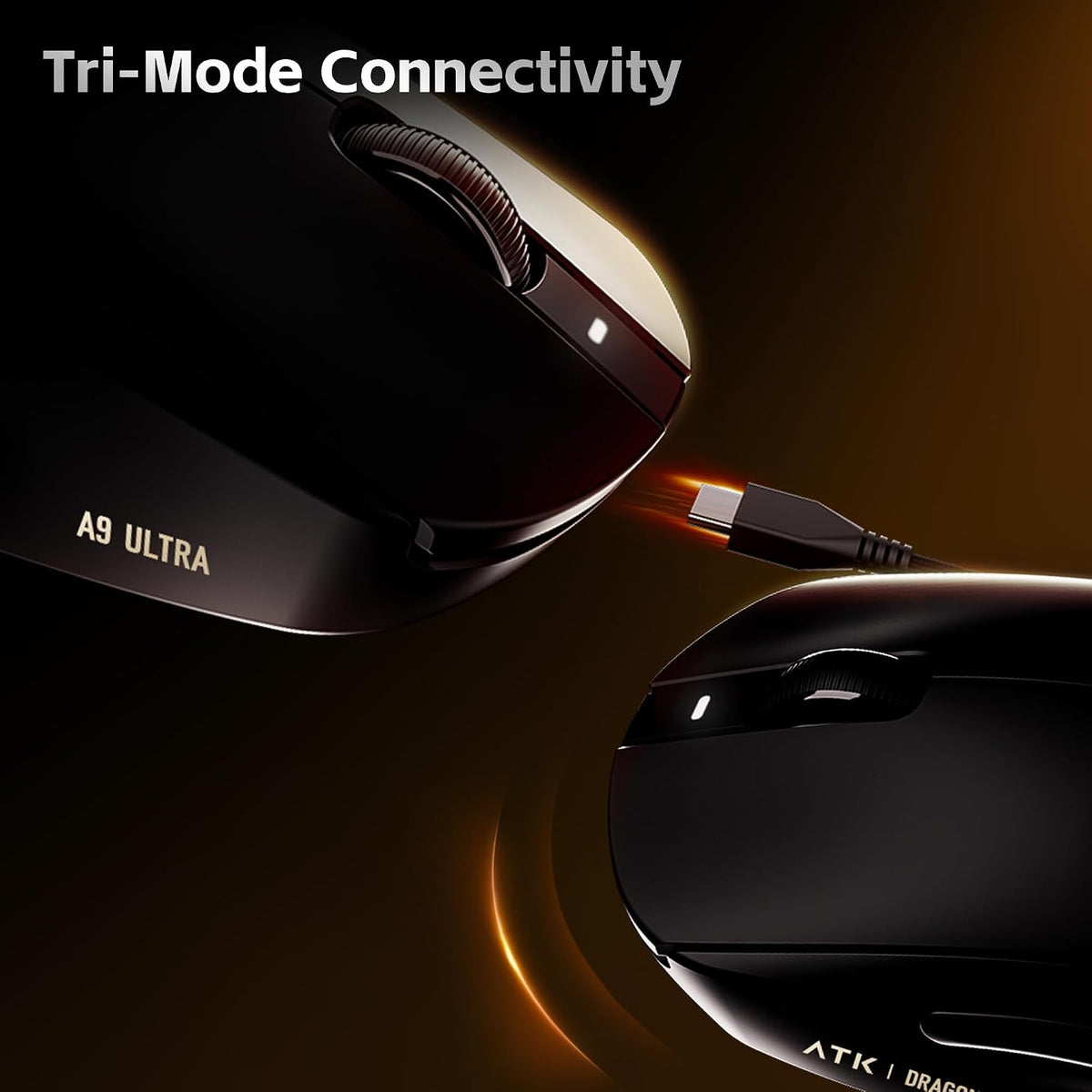 ATK Dragonfly A9 Wireless Gaming Mouse - White