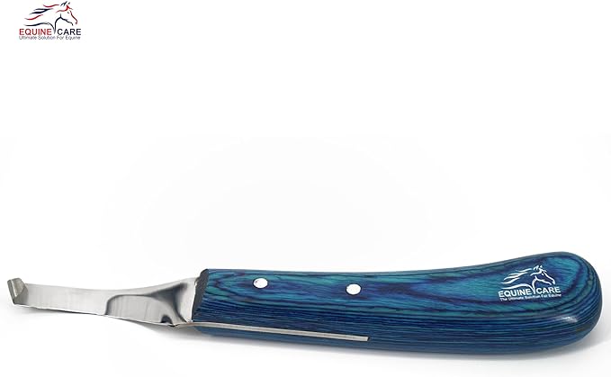 Equine Care Right-Handed Hoof Knife – Professional Farrier Knife & Hoof Trimmer Tool | Ultra-Sharp J2 Stainless Steel Blade, Ergonomic Handle for Horse Hoof Trimming, Cleaning & Farrier Supplies