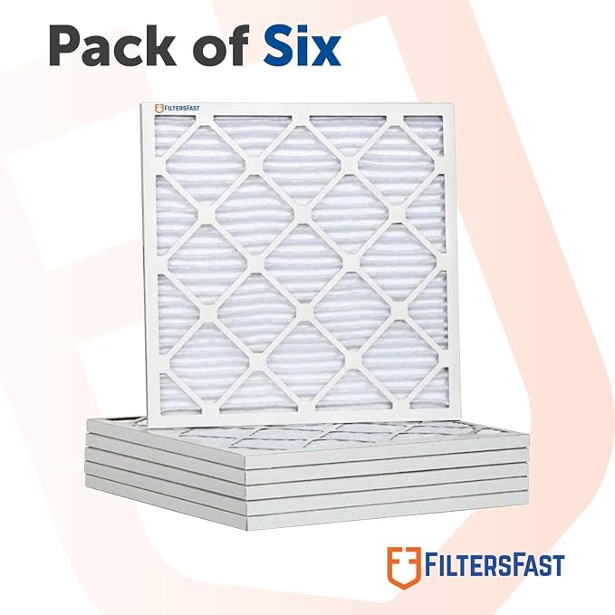 Filters Fast 24x24x2 Pleated Air Filter Merv 11, 2 inch AC Furnace Air Filters