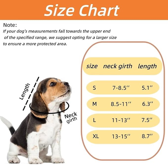 Soft Dog Cone Collar for Dogs After Surgery, Adjustable Dog Recovery Cone Collar for Medium Small Puppy Dogs and Cats to Stop Licking (Strawberry M)