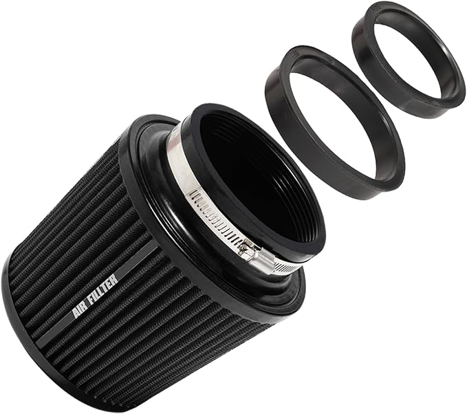 3" 3.5" 4" Inlet Car Replacement Cold Air Intake Filter 76mm 89mm 102mm 3 Sizes