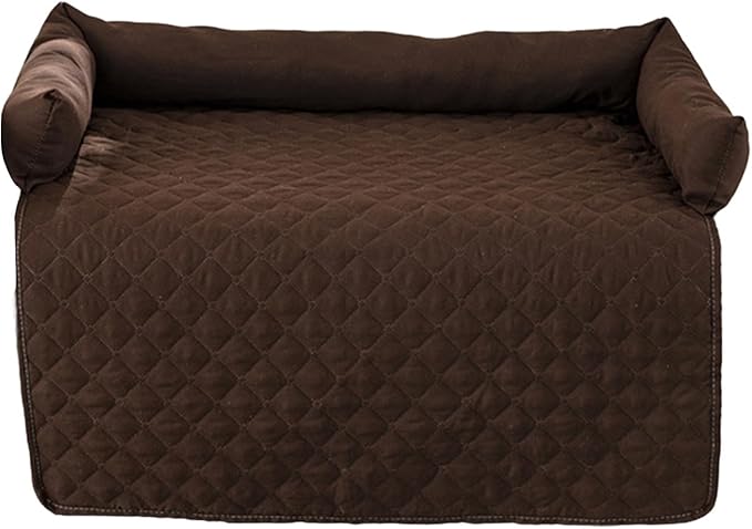 Dog Bed Cover & Couch Protector - Anti-Slip & Waterproof Pet Pad, Cozy Nest for Dogs, Ideal for Sofa, Bed & Car Seat Cushion - Furniture Protector Coffee S