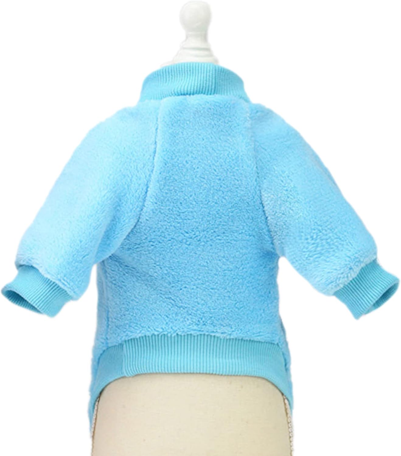 Jecikelon Pet Dog Clothes Dog Sweater Soft Thickening Warm Pup Dogs Shirt Winter Puppy Sweater for Dogs (Z01-Blue, X-Large)