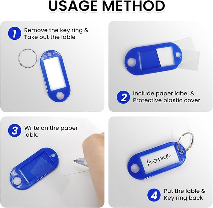 Key Organizer, Zippered Key Case, Fireproof and Waterproof Key Binder