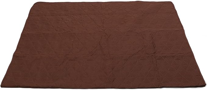 Dog Bed Cover, Slip Washable Pet Blanket, Double Sided Material with Non Slip Bottom, Sofa Couch Furniture Protector for Cat Puppy, Brown Polyester (52x82inch)