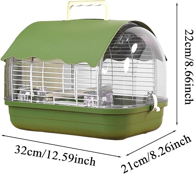 Travel Bird Cage | Portable Sunproof Bird Travel Carrier | Parakeet Carrying Cage,for Indoor Outdoor Balcony Living Room Park Parakeet Conure Canary Lovebird