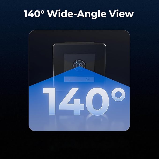 2K HD Turtle Terrarium & Tank WiFi Camera, 140° Wide-Angle Anti-Glare Lens, Night Vision, Two-Way Audio, AI Motion Alerts, 24/7 Recording, Easy Stick-On Install for Pet Turtles