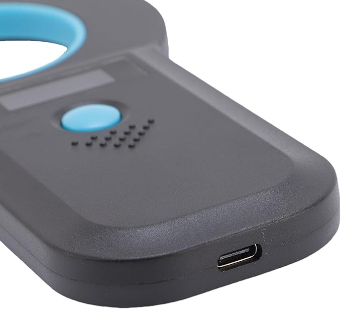 15 Digits Pet Chip Reader USB Connectivity Supports FDX B for EMID Double Frequency Pet Identification Ideal for OntheGo Scanning (Black)