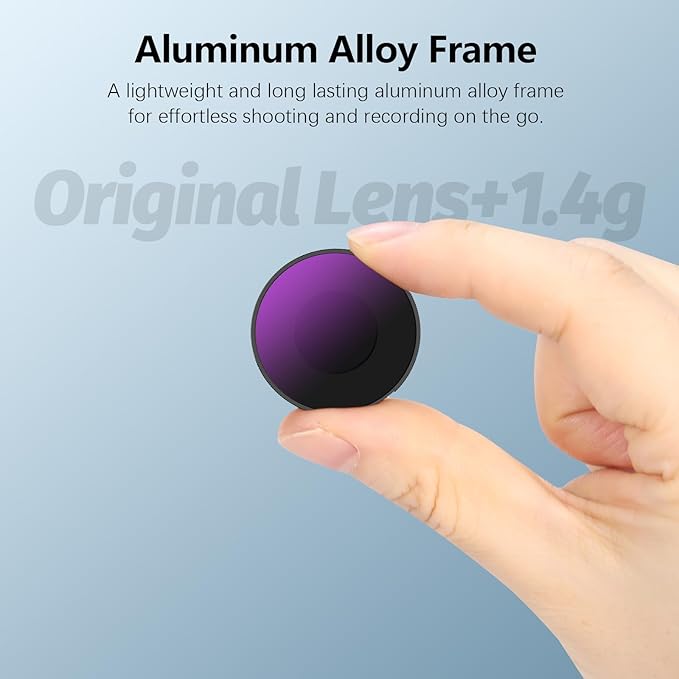 AMAZEAR ND & CPL Filters Set for Insta360 Go Ultra, Insta 360 Accessories ND8 +