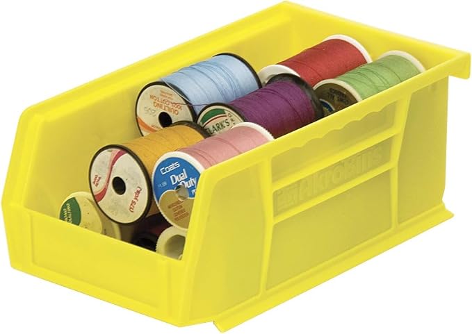Akro-Mils 30220 AkroBins Plastic Storage Bins, Space-Saving Stackable Bins