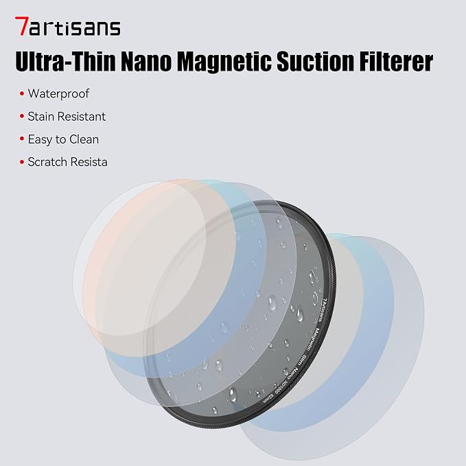 7artisans Nano Magnetic Filter UV Filter ND Light Reduction Filter/CPL