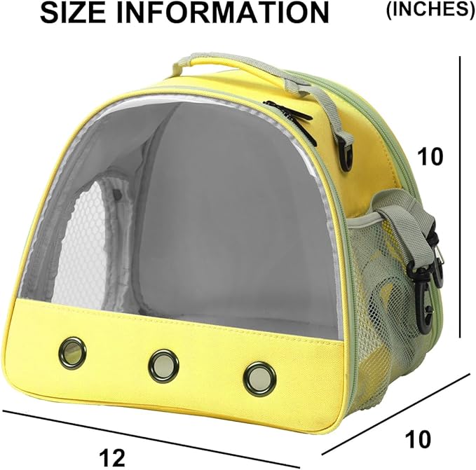 Bunny Travel Carrier with Absorbent Pad Set, Pee Pad with Leak-Proof Quick-Dry Design for Bearded Dragon,Portable Guinea Pig Bag for Sugar Glider,Hedgehog,Rat,Small Pet,Rat,Outdoor Used