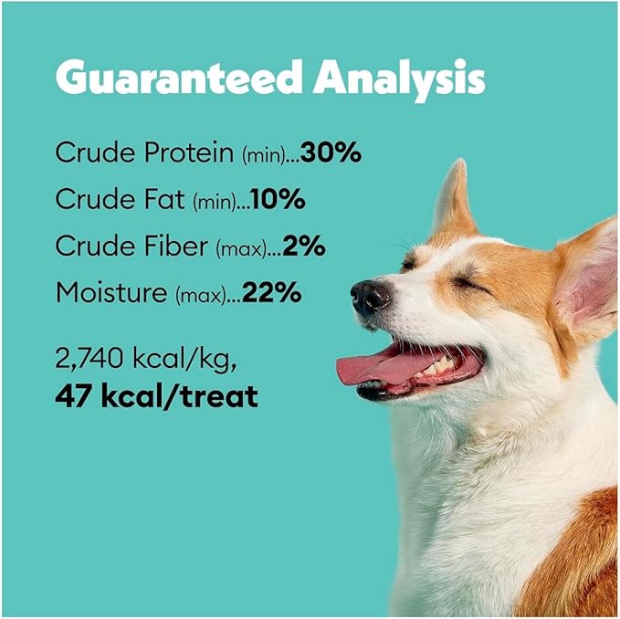 Wiggles & Wags Meaty Strips Dog Treats, Salmon Flavor, 16 oz with DN Essentials Bone Shaped Waste Bag Dispenser & Free Roll