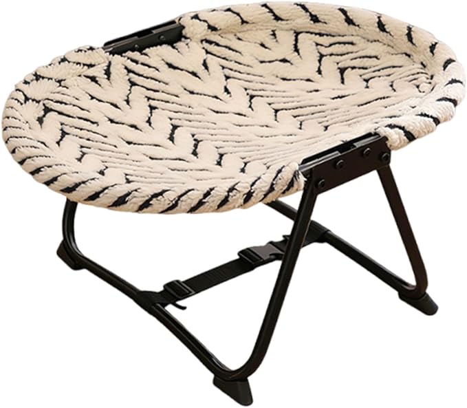 Elevated Pet Bed Supplies Gifts Metal Frame Indoor Folable with Storage Bag Portable Outdoor Furniture Versatile Accessory