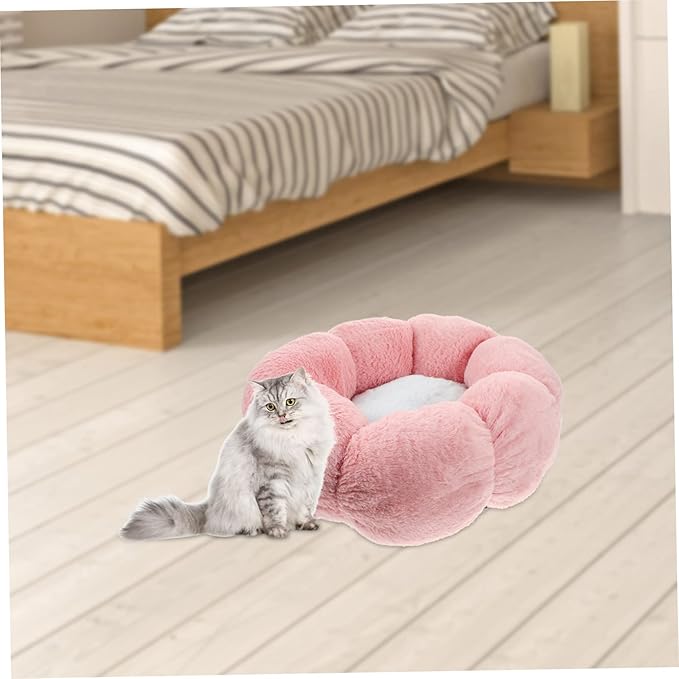 YARNOW Flower Dog Bed Cat Beds Furniture Pet Sleeping Cushion Rest Supply Small Pet Nest